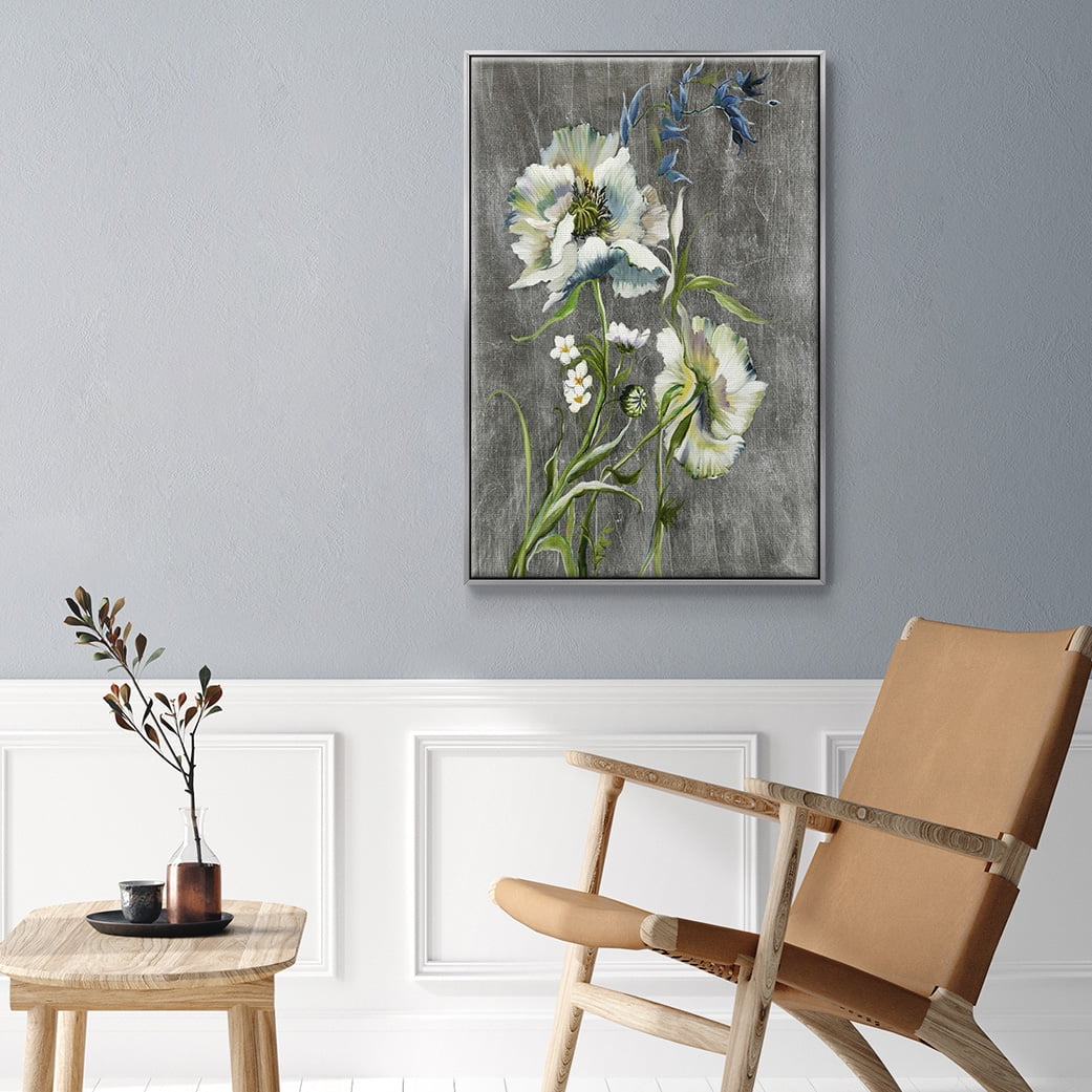 Sunny Sunday I Framed Premium Gallery Wrapped Canvas - Ready to Hang - 27 x 41 - Silver Floating Frame