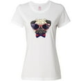 thumbnail image 3 of Inktastic Pug Dog July 4th Patriotic Sunglasses Women's T-Shirt, 3 of 5