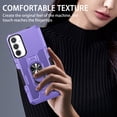 thumbnail image 6 of Compatible for Samsung Galaxy A54 5G Case with Kickstand & Slide Camera Cover, Built-in 360° Rotate Ring Stand Magnetic Car Military Grade Shockproof Phone Cover Case for Samsung Galaxy A54 5G,Purple, 6 of 10