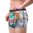 thumbnail image 3 of Kdxio Men's Boxer Briefs with Travel Around The World Print - Comfortable and Breathable Underwear for Everyday Wear, 3 of 7