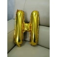 Aluminum Film Balloon 16inch Gold Letter Happy Birthday English Letter