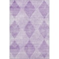 thumbnail image 2 of Addison Rugs Mayfield Washable Transitional Geometric Lavender Rectangle Rug, 8' x 10', 2 of 6