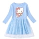 thumbnail image 4 of Hello Kitty-vestido de algodón con estampado de dibujos animados para niña, vestido de princesa plisado de manga larga, estrella, Luna, Red de hilo, primavera y otoño, nuevo, 4 of 4