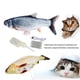 thumbnail image 2 of Bewildely Juguete para gatos, pez, carga eléctrica USB, simulación de baile, salto, pez disquete en movimiento, juguete para gatos, peces electrónicos Type4 NO4 Bewildely FN0370-01B, 2 of 6