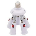 thumbnail image 3 of EROCK E26/E27 Connector with Switch Light Bulb Socket Splitter Adjustable Bulbs Socket, 3 of 16