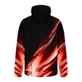 thumbnail image 4 of Mens Big and Tall Hoodies with Front Pocket Long Sleeve Pullover Sweatshirts Plus Size Gradient Printed Casual Comfort Sweatshirt Tops S-5X, 4 of 5