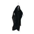 thumbnail image 2 of Accesorio de fantasmas colgantes para Halloween, disfraz de Cosplay, divertido y portátil, ilumina decoraciones de Halloween para árboles de fiesta, negro, 2 of 9