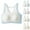 Blue, variant on ATOGUTA Girls Bra Size 8-18 Bralette Seamless Cami Crop Bras Built-Up Stretch Sports Bra in Everyday Colors Blue