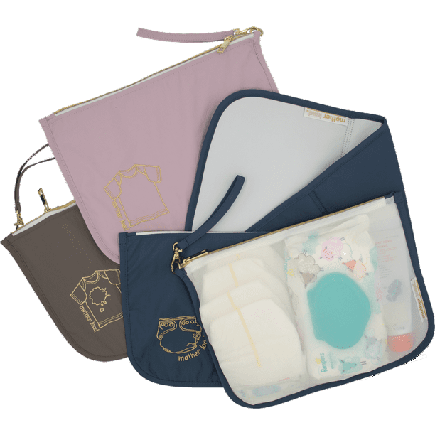 Diaper Bag Organizers, Diaper Pouch with Diaper Pad, Clean Clothes Bag