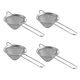thumbnail image 3 of 4pcs Stainless Steel Fine Mesh Sieve Cocktail Strainer Kitchen Food Strainers Conical Tea Strainer (8.5cm), 3 of 3