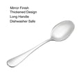 thumbnail image 4 of ECOCASALIVING Metal Spoons 5.4" 410 Stainless Steel Spoon for Home Kitchen Restaurant 3 Pack, 4 of 6