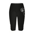 thumbnail image 4 of GHSOHS Leggings for Women Yoga Pants Crop Leggings for Women Jeggings Tights High Waist Capri Leggings for Women Summer Beach Pants Casual Exercise Stretch Leggings Hollow Cropped Pants Capri for,XL, 4 of 4