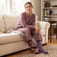 thumbnail image 6 of Women's AM Coffee PM Wine Socks Funny Vino Wine Lover Drinking Graphic Novelty Footwear, 6 of 9