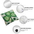 thumbnail image 6 of BANET St Patricks Day Set of 2 Decorative Outdoor Throw Pillows Cushion Covers Rustic Decor for Sofa Bed 12x12in, 6 of 7
