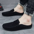 thumbnail image 5 of Men's Driving Penny Loafers Suede Moccasins Slip On Casual Dress Boat Shoes, 5 of 9