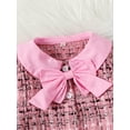 thumbnail image 6 of Franhais Kids Girls Fall Outfits Plaid Long Sleeve Button Up Shirt Tops with Stretch Flare Pants, 6 of 9