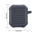 thumbnail image 4 of Youkk Earphone Case Silicone Cover Wireless Headphone Case Shell Replacement for AirPods 1/2, Grey, 4 of 6