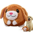 thumbnail image 1 of CHUANK Active Moving Pet Plush Toy  Interactive Dog Toy Pet Bouncing Balls  USB Rechargeable Interactive Washable Cartoon Pig Plush Sound Electronic Dog Toy  Small Plush Sound Toys for Do, 1 of 7
