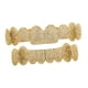 thumbnail image 5 of Hip Hop Grillz Diente 8 Inferior Accesorios Rapero Disfraz dorado, 5 of 8