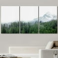 thumbnail image 2 of wall26 Wall Art Print Set Mist Over The Green Forest Mountains Nature Wilderness Photography Modern Rustic Scenic Relax/Calm Multicolor for Living Room, Bedroom, Office - 16"x24"x3 Panels, 2 of 5