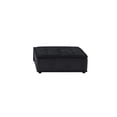 thumbnail image 3 of Lilola Home Anna Velvet 6-Seater U-Shape Modular Sectional Sofa in Black Finish, 3 of 5