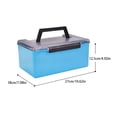 thumbnail image 4 of Greeniant Caja de cebos Ganchos portátiles Cajas de señuelos Malla Conveniente Amplia aplicación Contenedor de cebo multifuncional Pesca al Pescar Blanco, 4 of 6