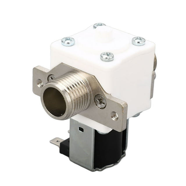 TKSE Válvula Solenoide Eléctrica, Válvula Solenoide Eléctrica Rosca De 1/2 Pulg. Sellado Fuerte PC Válvula Solenoide De Entrada De Agua De Latón DC24V