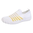 thumbnail image 4 of Barefoot Water Shoes Women Athletic Workout Gym Beach Swim Sneakers Travel Pool Sand Quick Drying Running Non Slip Slip on Footwear White Size 6, 4 of 4