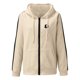 thumbnail image 2 of Gibobby Sudadera de mujer, Sudadera con Capucha y Cierre Completa Chamarra de Calentamiento o Pista para Mujer(Beige,M), 2 of 4