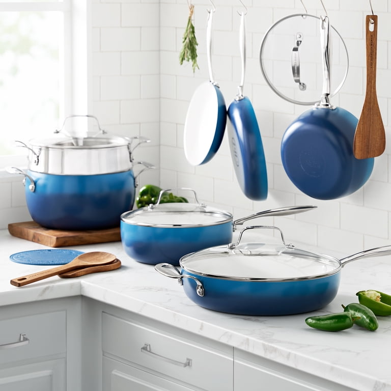 Free Shipping! The Pioneer Woman 15-Piece Ceramic Cookware Set