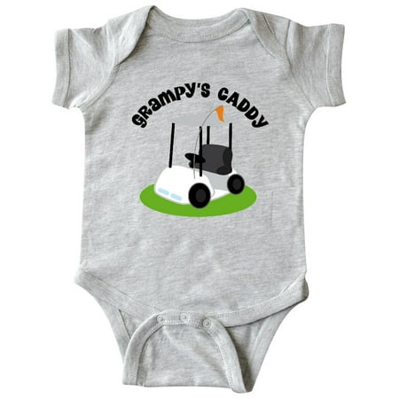 

Inktastic Grampy s Caddy Golfing Gift Golf Cart Gift Baby Boy or Baby Girl Bodysuit