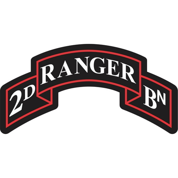 5.5 Inch 2nd Ranger Battalion Decal
