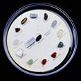 thumbnail image 5 of Wovilon Tools Home Improvement Natural Crystal Agate Stone Gemstone 15 Kinds Of Specimens Alarm Clock Table Shape Geology Teaching Materials, 5 of 6