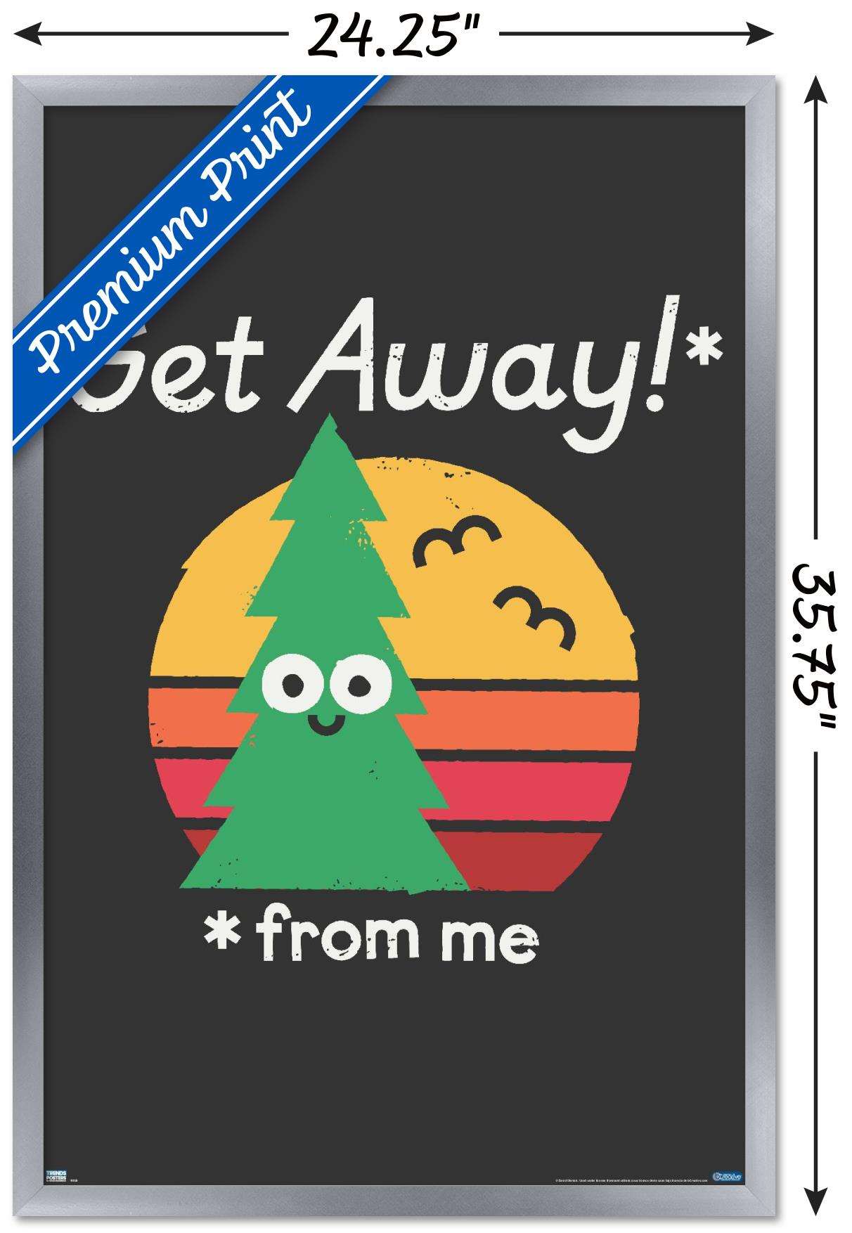 DaVid Olenick - Take a Hike Wall Poster, 22.375" x 34", Framed