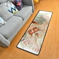 thumbnail image 3 of Dreamtimes Father Christmas Hallway Runner Rug 2'x6' Kitchen Rug with Rubber Backing Fashioned Santa Claus Non Slip Entryway Rug Runner Washable Soft Area Rug for Hallway Bedroom Kitchen Decor, 3 of 6