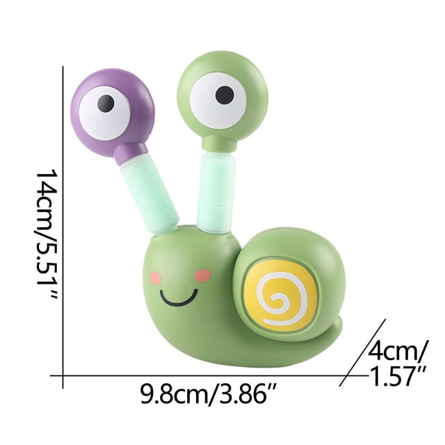 Dvkptbk Puzzle Snail Decompression Telescopic Tube Variety Animal Luminous Decompression Artifact Desktop Toys