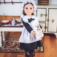 thumbnail image 4 of THE QUEEN'S TREASURES 18 in Doll Clothes and Accessories, 5 PC Kitchen Maid Uniform with Dress, Cap, Apron, Pantaloons. Includes Boots. Fits American Girl Dolls. Doll NOT Included, 4 of 5