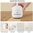 thumbnail image 2 of Aspirateur de Bureau, Mini Balayeuse de Table Portable 1100 mAh avec Buse d'Aspiration, 2 Vitesses, Rotation 360o, Forte Aspiration, Conception Sans Fil et Détachable pour la Maison, le Bureau, l'École, 2 of 9