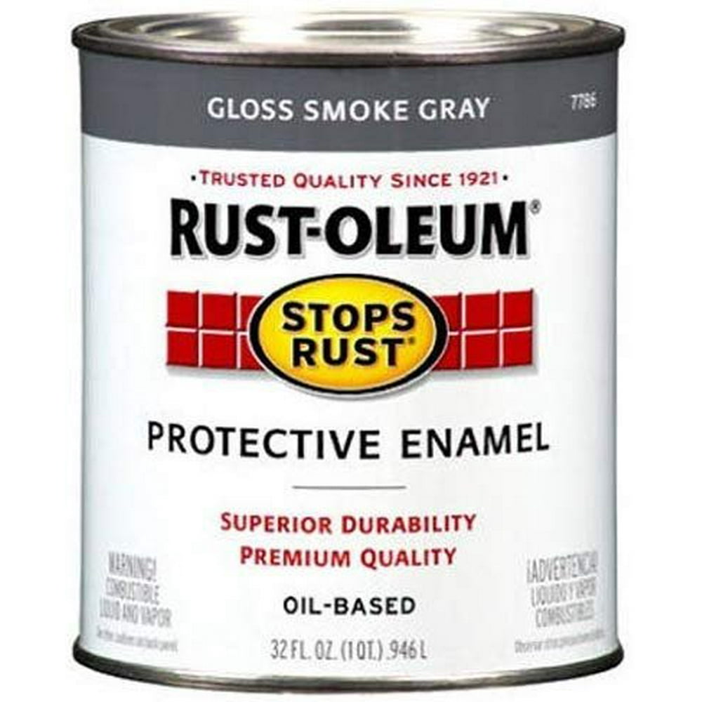 RustOleum 7786502 Protective Enamel Paint Stops Rust, 32Ounce, Gloss