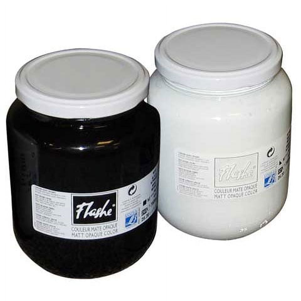Lefranc & Bourgeois Flashe Matte Artist's Color, 750ml, Black