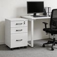 thumbnail image 1 of 3 Drawer File Cabinet Locking Filing Cabinet for A4 and Letter Size, 1 of 6