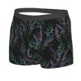 thumbnail image 2 of Balery Lavender Flowers Men's Boxer Briefs, Soft and Breathable Cotton Underwear with nylon Waistband-X-Large, 2 of 9