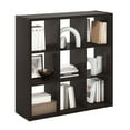 thumbnail image 3 of Pemberly Row Open Back Decorative Cube Storage Organizer in 9-Cube Dark Oak, 3 of 6