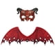 thumbnail image 1 of Decoraciones de Halloween, adornos de Halloween, regalos de Halloween, disfraz de alas de diablo, ala/máscara de diablo, accesorios de cosplay de Halloween, alas de diablo no tejidas para adultos y ni, 1 of 3
