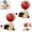Red x2, variant on Adjustable Suction Cup Shower Holder, Suction Cup Shower Holder for Showers Head, No-Drilling Handheld Sprinkler Stand with Strong Locking Suctions Cups for Bathroom (Red)