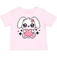 thumbnail image 3 of Inktastic Valentine Bunny Baby Heart Girls Toddler T-Shirt, 3 of 5
