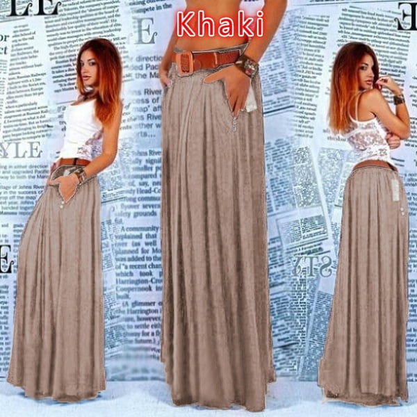 walmart long maxi skirts