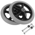 thumbnail image 1 of BESTYASH 2 Pcs Roues de Remplacement pour Déambulateurs Roue avant Robuste pour Accessoires de Fauteuil Roulant, 1 of 6