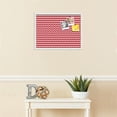 thumbnail image 3 of PinPix ArtToFrames 21x15 Custom Cork Bulletin Board    Poster Board Has a Fabric Style Canvas Finish, Framed in Satin White Frame (PinPix-511), 3 of 5