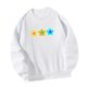 thumbnail image 5 of Sudadera de mujer, Tops de manga larga, ropa deportiva blanca estampada a la moda, sudadera con cuello redondo, jersey para desplazamientos en la , SG, 5 of 10